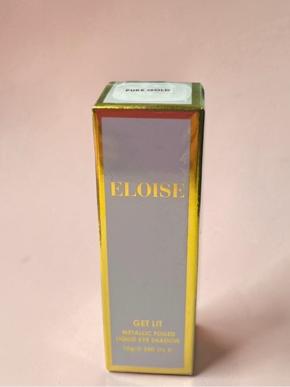 🌈 Eloise Metallic Gold Liquid Eye Shadow | Pure Gold